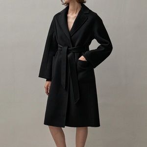 The Curated Classic Coat in Black